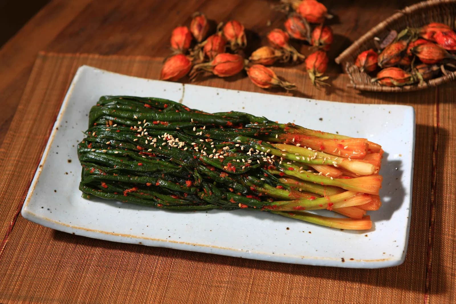 Pa kimchi (파김치), a bold and distinctive type of kimchi